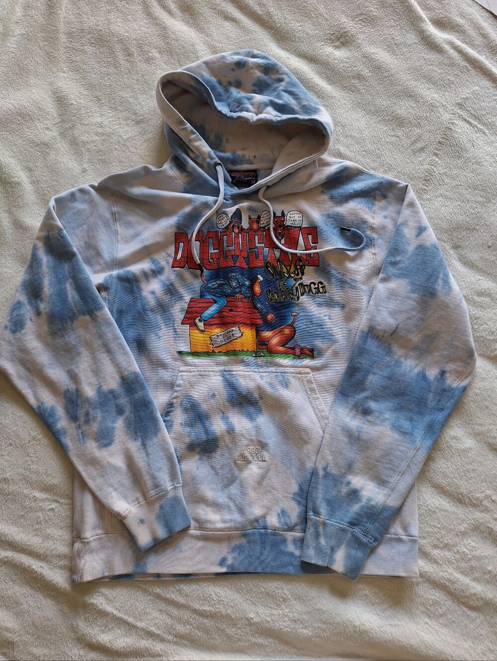 Snoop Dogg x Shoe Palace Doggystyle 1993 Joe Cool Tie Dye Hoodie M Premium